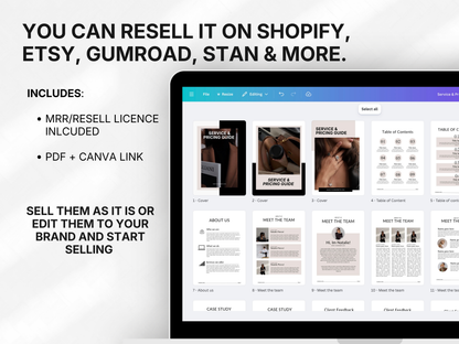 Service and pricing guide