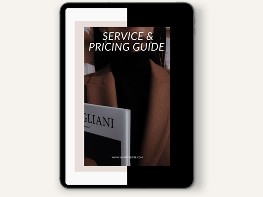 Service & Pricing Guide Template