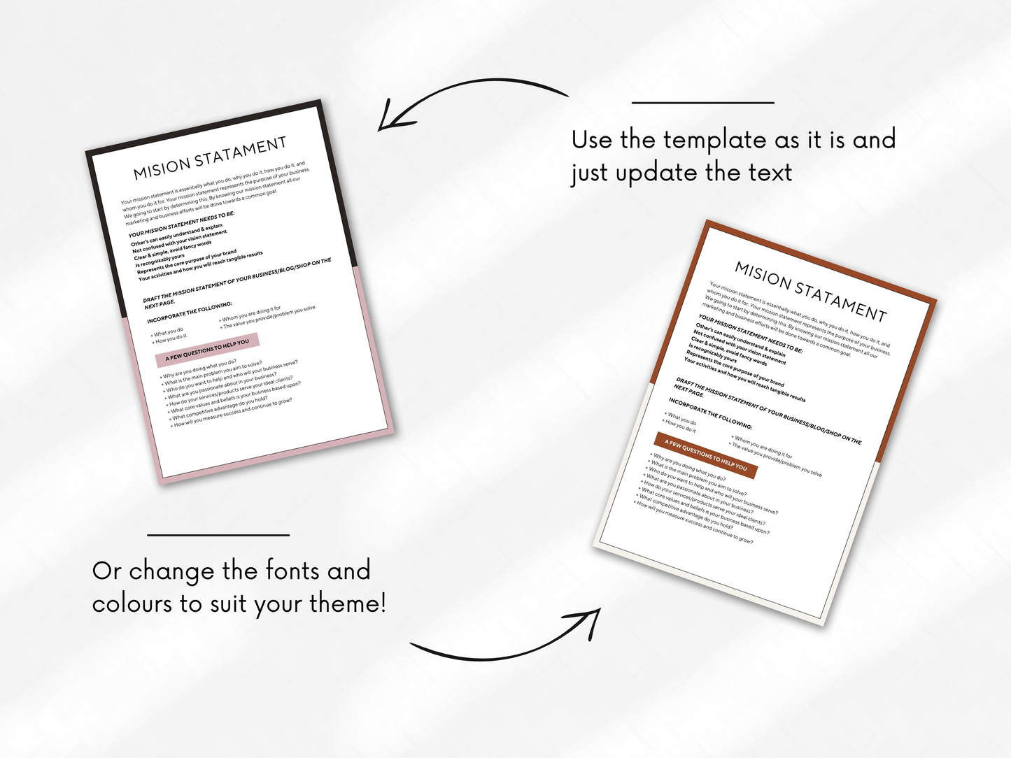 Branding planner & workbook