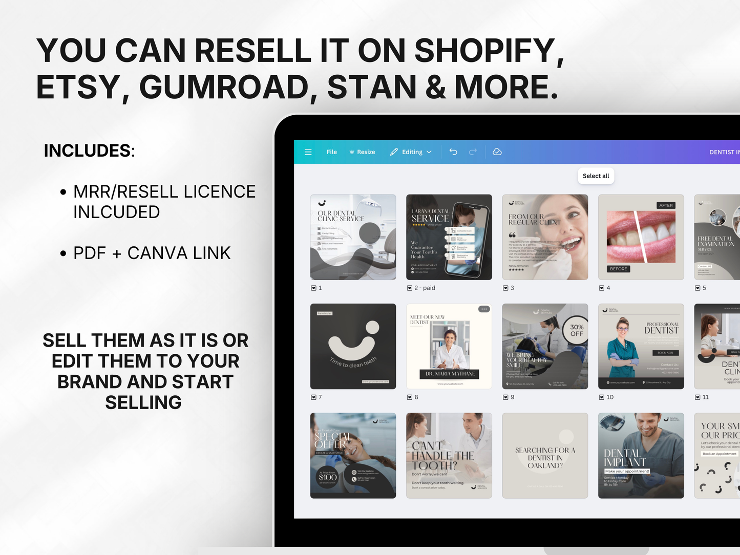 Dentist Instagram Templates