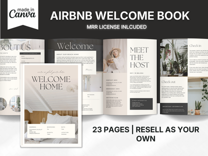 Airbnb welcome book