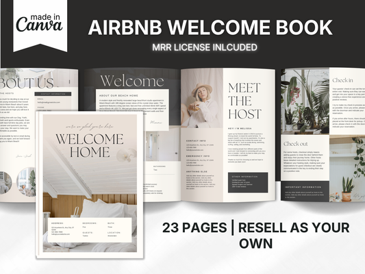 Airbnb welcome book