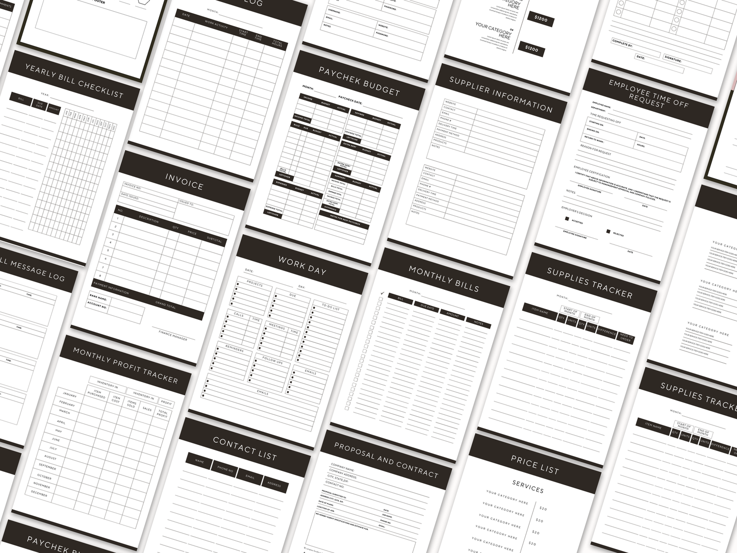 Business form Bundle